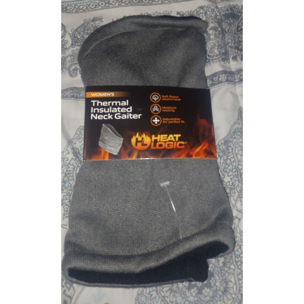 Heat Logic Women’s Gray Thermal Insulated Neck Gaiter